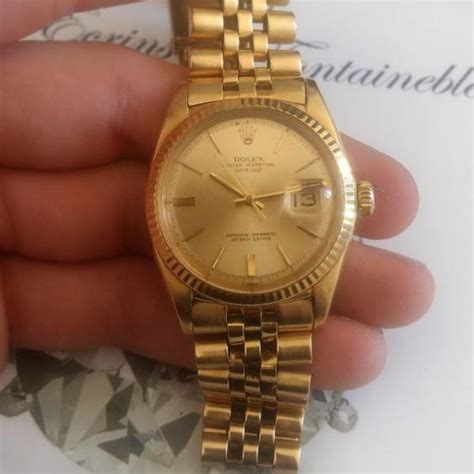 rolex 1601 solid gold|rolex 1601 price.